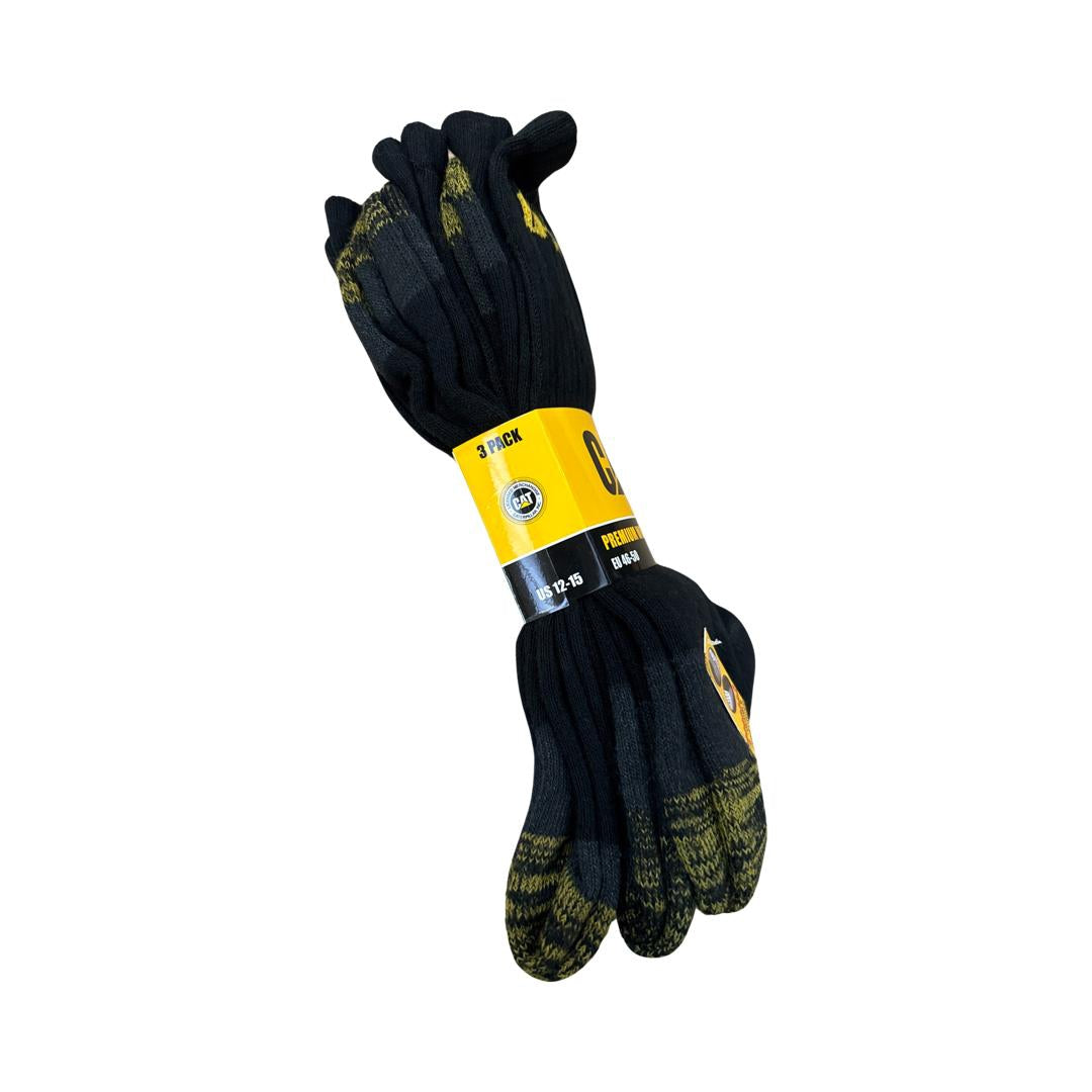 Prem Socks 3pack UK  11-14 | Black